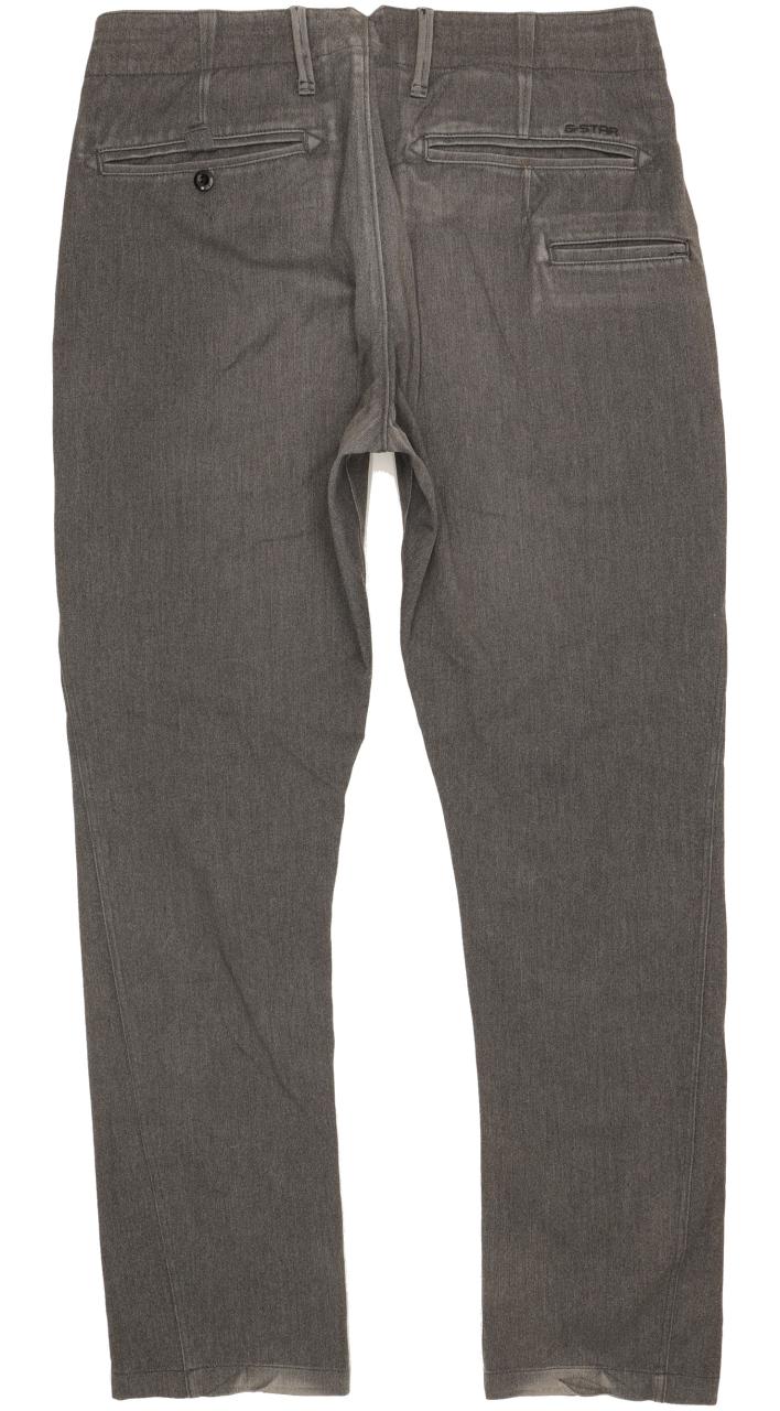 G-Star Vetar Men Grey Straight Slim Chino Stretch Jeans W32 L30
