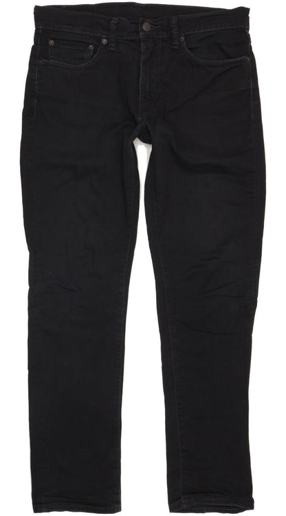 Levi's 511 Men Black Straight Slim Stretch Jeans W32 L32