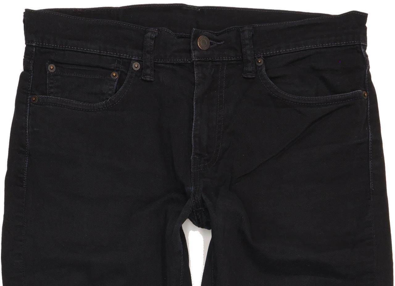 Levi's 511 Men Black Straight Slim Stretch Jeans W32 L32
