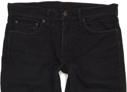 Levi's 511 Men Black Straight Slim Stretch Jeans W32 L32