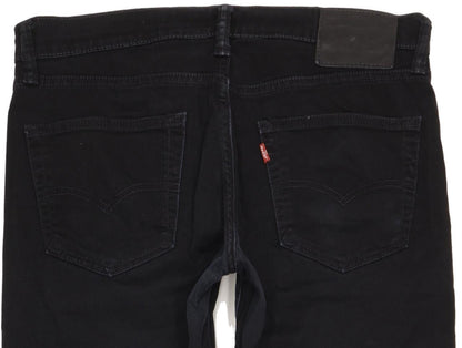 Levi's 511 Men Black Straight Slim Stretch Jeans W32 L32