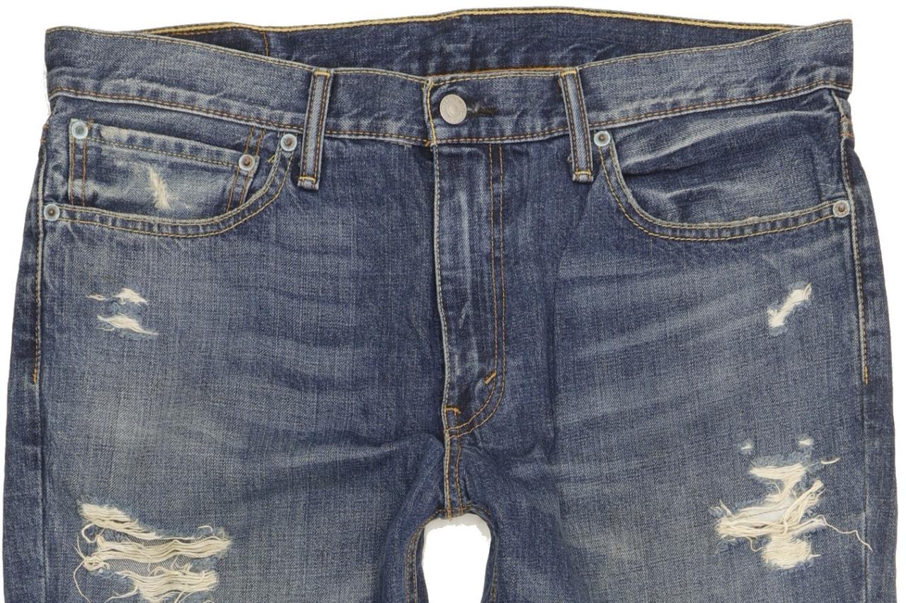 Levi's 511 Men Blue Straight Slim Jeans W36 L32