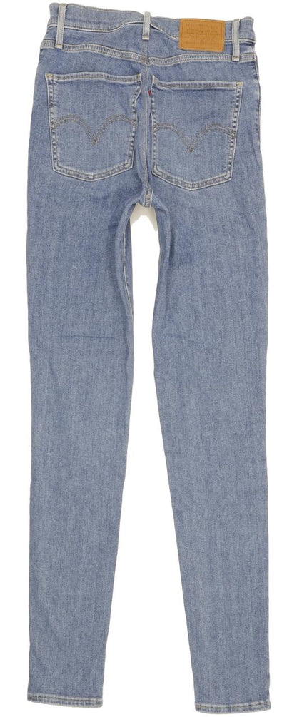 Levi's Blue Skinny Slim Stretch Jeans High Waisted W28 L32