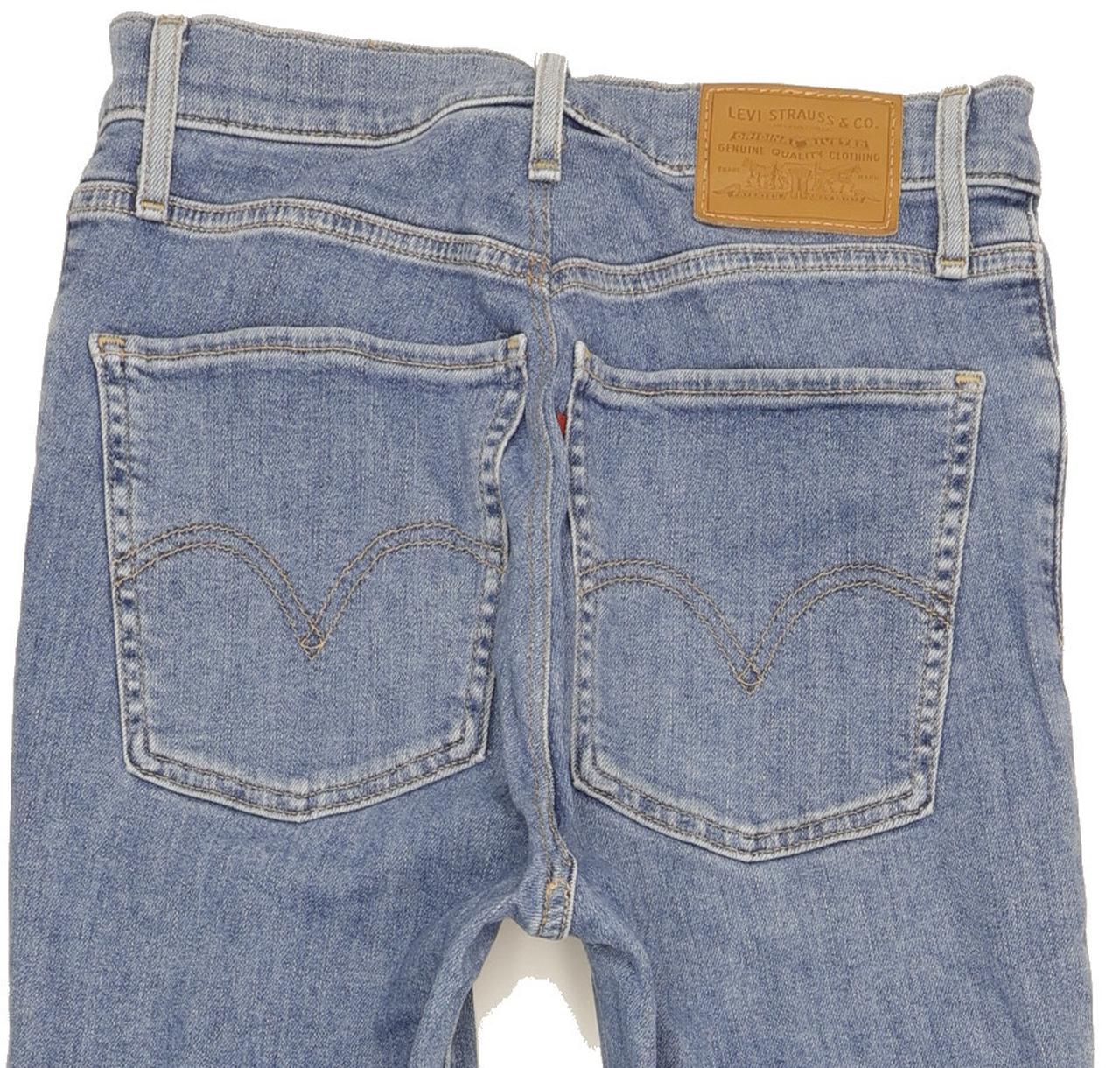Levi's Blue Skinny Slim Stretch Jeans High Waisted W28 L32