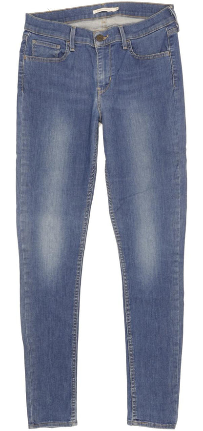 Levi's 710 Super Women Blue Skinny Slim Stretch Jeans W31 L31