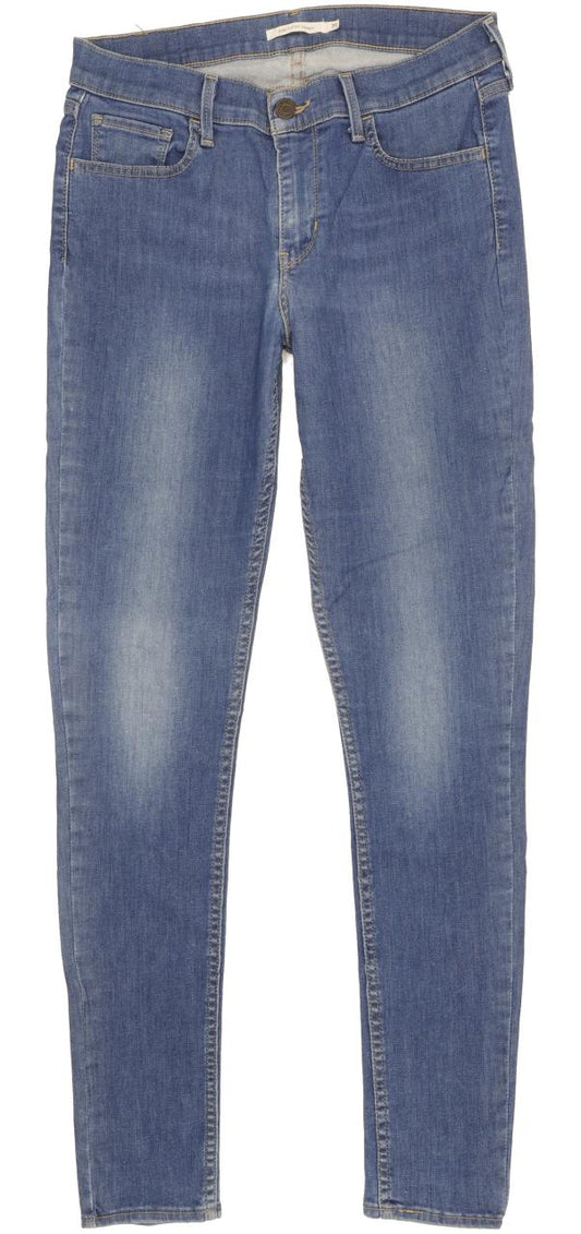 Levi's 710 Super Women Blue Skinny Slim Stretch Jeans W31 L31