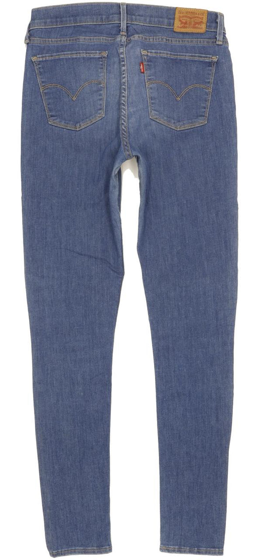 Levi's 710 Super Women Blue Skinny Slim Stretch Jeans W31 L31