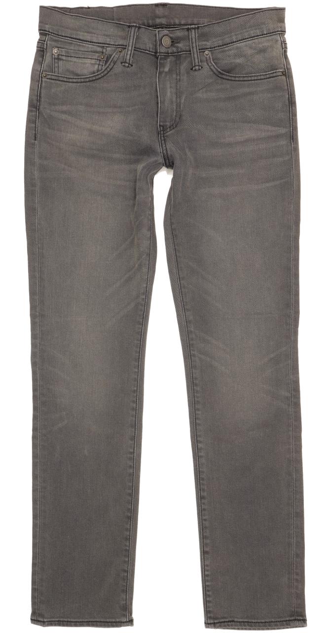 Levi's 511 Men Grey Straight Slim Stretch Jeans W33 L31