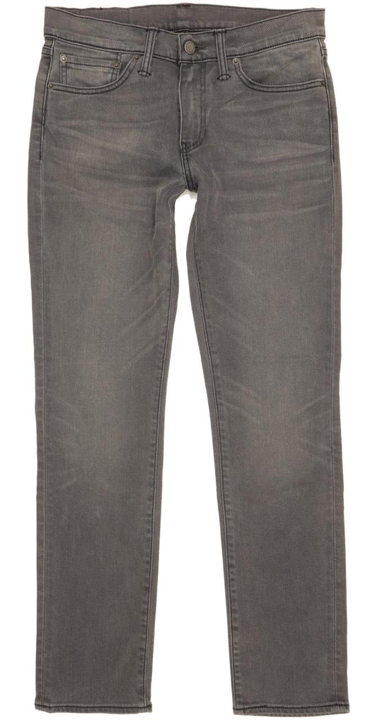 Levi's 511 Men Grey Straight Slim Stretch Jeans W33 L31