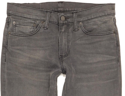 Levi's 511 Men Grey Straight Slim Stretch Jeans W33 L31