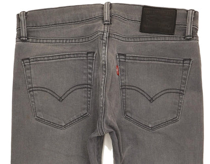Levi's 511 Men Grey Straight Slim Stretch Jeans W33 L31