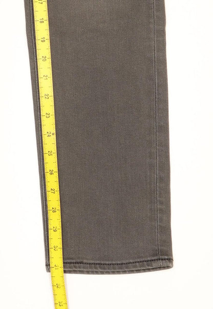 Levi's 511 Men Grey Straight Slim Stretch Jeans W33 L31