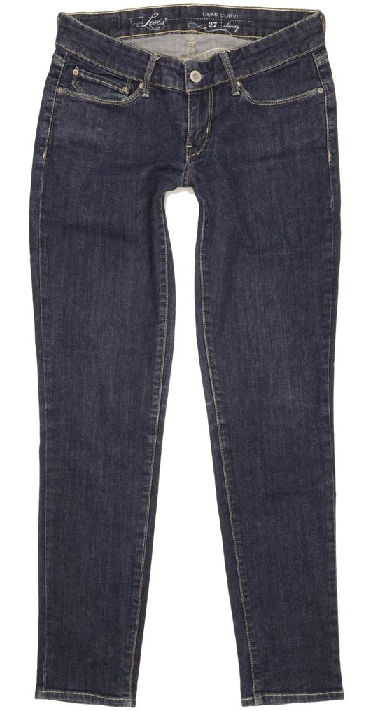 Levi's Demi Curve Women Blue Skinny Slim Stretch Jeans W27 L29