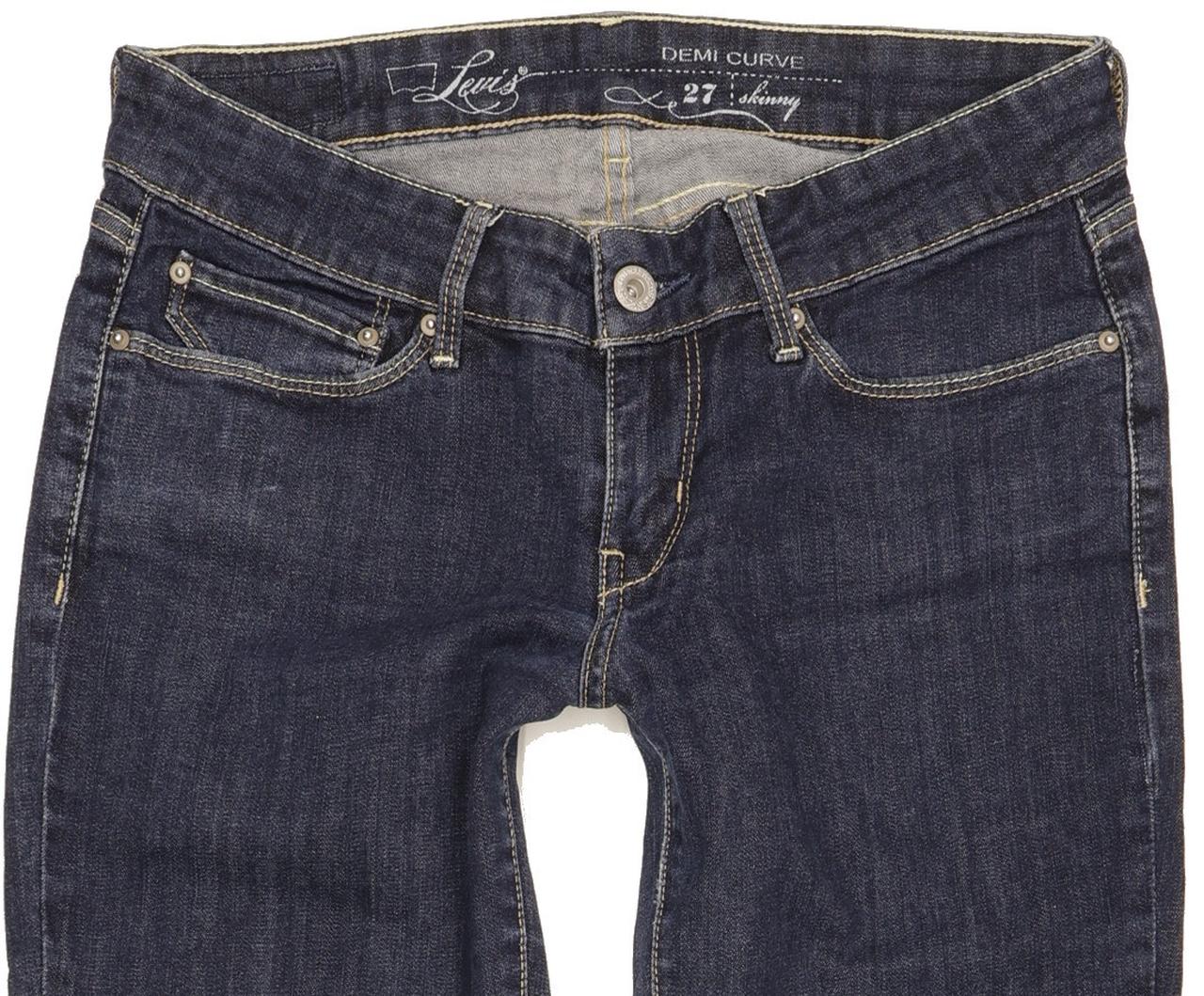 Levi's Demi Curve Women Blue Skinny Slim Stretch Jeans W27 L29