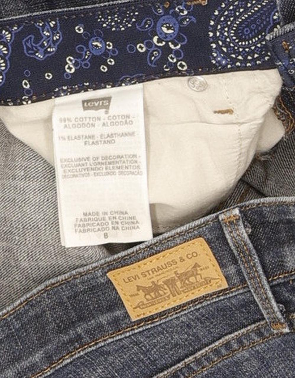 Levi's 525 Women Blue Straight Slim Stretch Jeans W30 L31