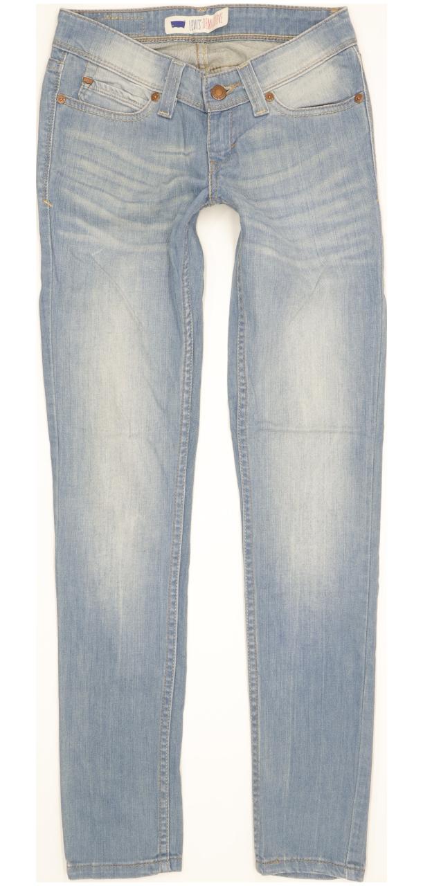Levi's Demi Curve Women Blue Skinny Slim Stretch Jeans W24 L30