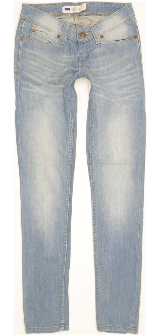 Levi's Demi Curve Women Blue Skinny Slim Stretch Jeans W24 L30
