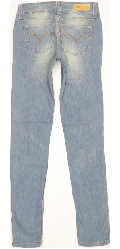Levi's Demi Curve Women Blue Skinny Slim Stretch Jeans W24 L30