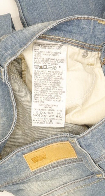Levi's Demi Curve Women Blue Skinny Slim Stretch Jeans W24 L30