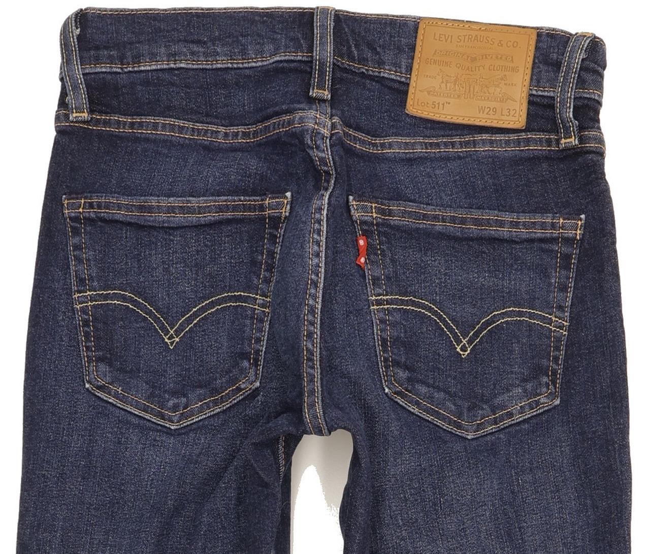 Levi's 511 Men Blue Straight Slim Stretch Jeans W29 L29