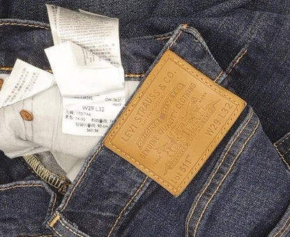 Levi's 511 Men Blue Straight Slim Stretch Jeans W29 L29