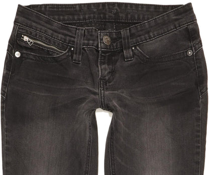 Levi's Women Black Skinny Slim Stretch Jeans W28 L30