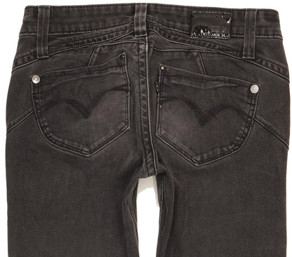 Levi's Women Black Skinny Slim Stretch Jeans W28 L30
