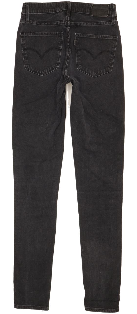 Levi's 721 Women Black Skinny Slim Stretch Jeans W26 L30
