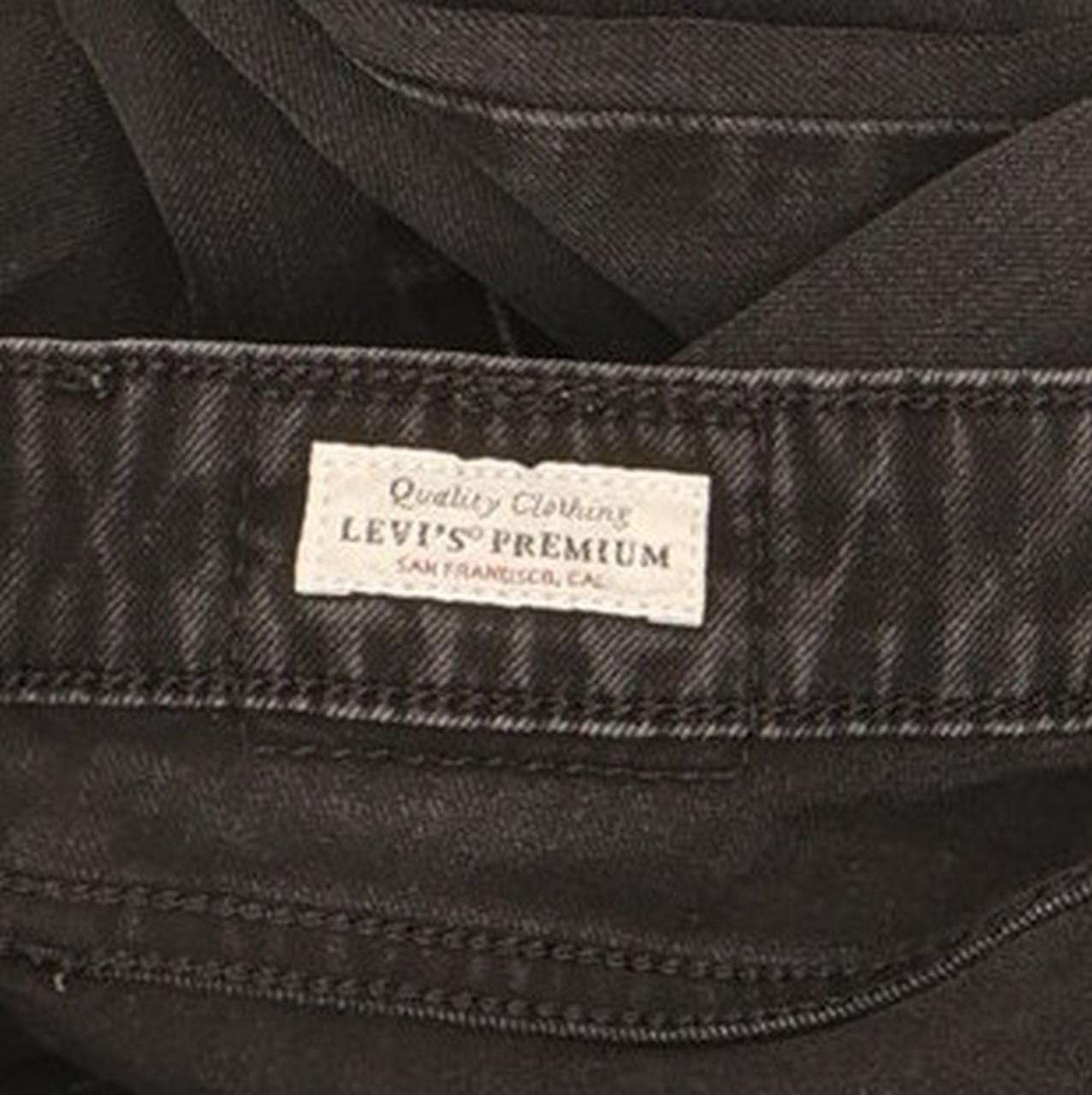 Levi's 721 Women Black Skinny Slim Stretch Jeans W26 L30
