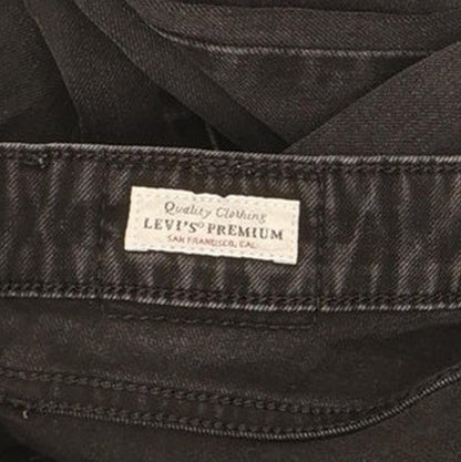 Levi's 721 Women Black Skinny Slim Stretch Jeans W26 L30