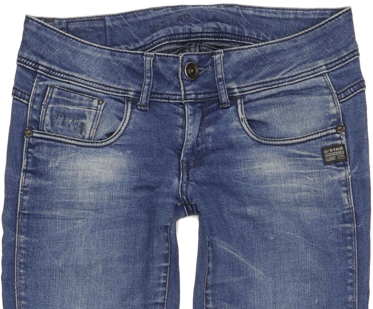 G-Star Midge Cody Women Blue Skinny Slim Stretch Jeans W28 L31