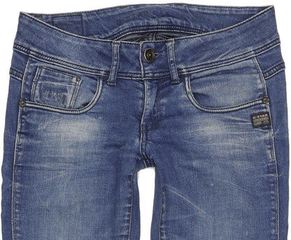 G-Star Midge Cody Women Blue Skinny Slim Stretch Jeans W28 L31