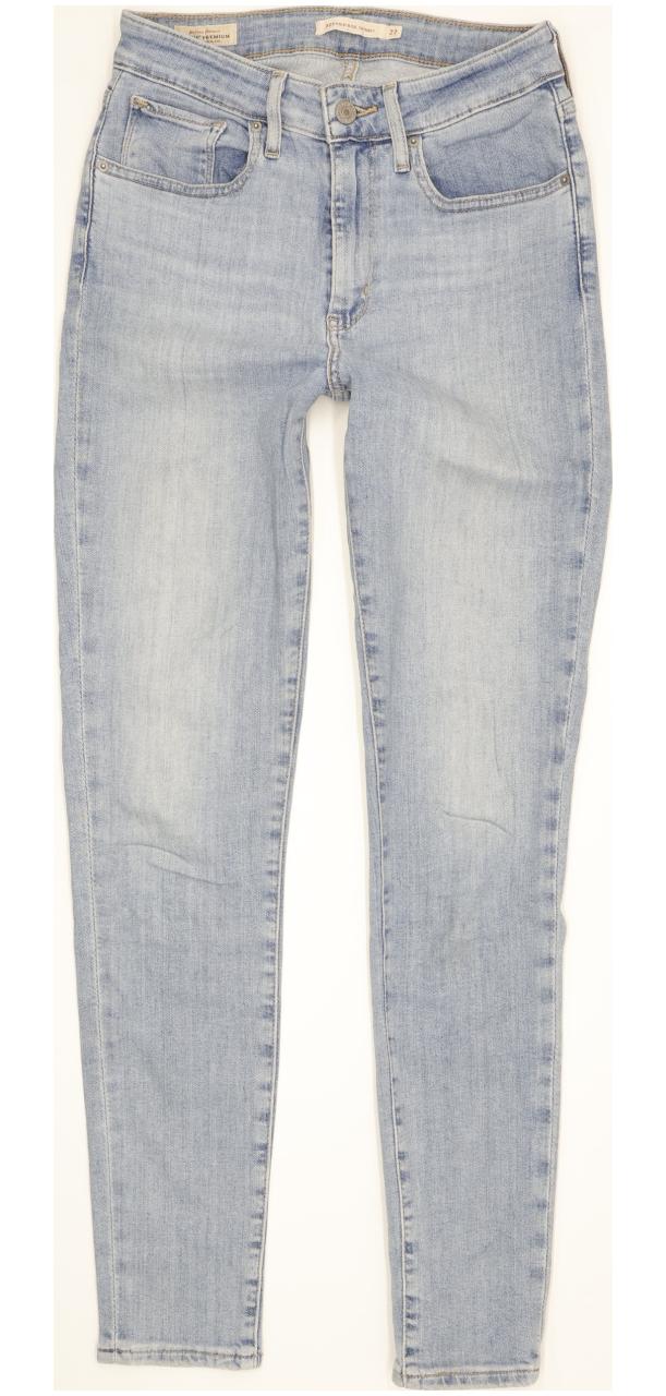 Levi's 721 Women Blue Skinny Slim Stretch Jeans W27 L30