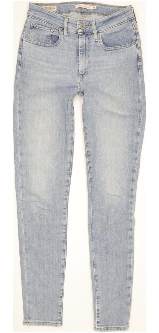 Levi's 721 Women Blue Skinny Slim Stretch Jeans W27 L30