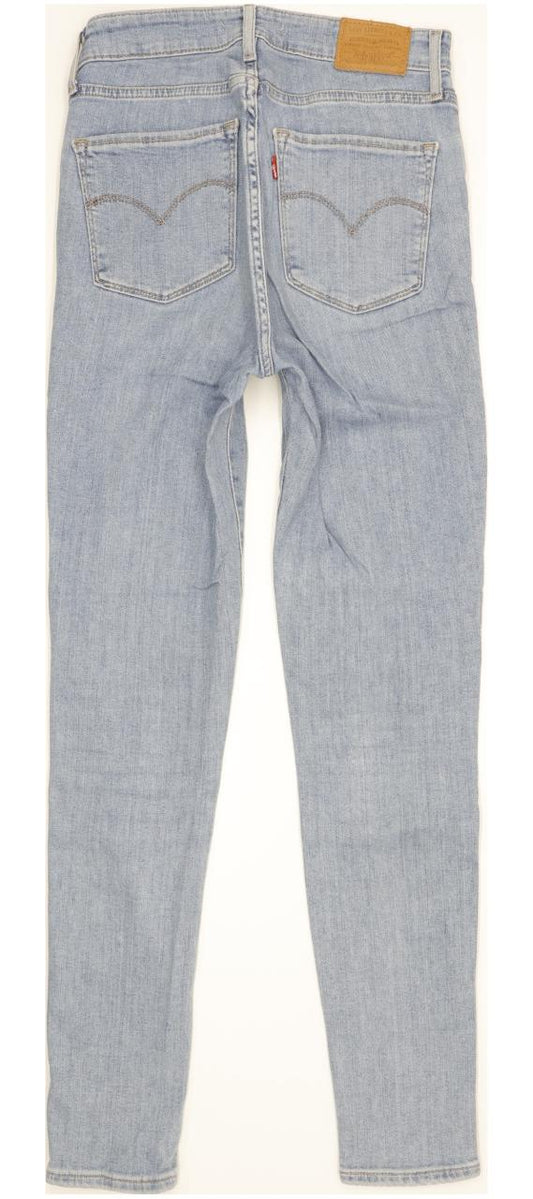 Levi's 721 Women Blue Skinny Slim Stretch Jeans W27 L30