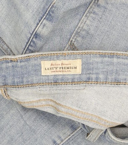 Levi's 721 Women Blue Skinny Slim Stretch Jeans W27 L30