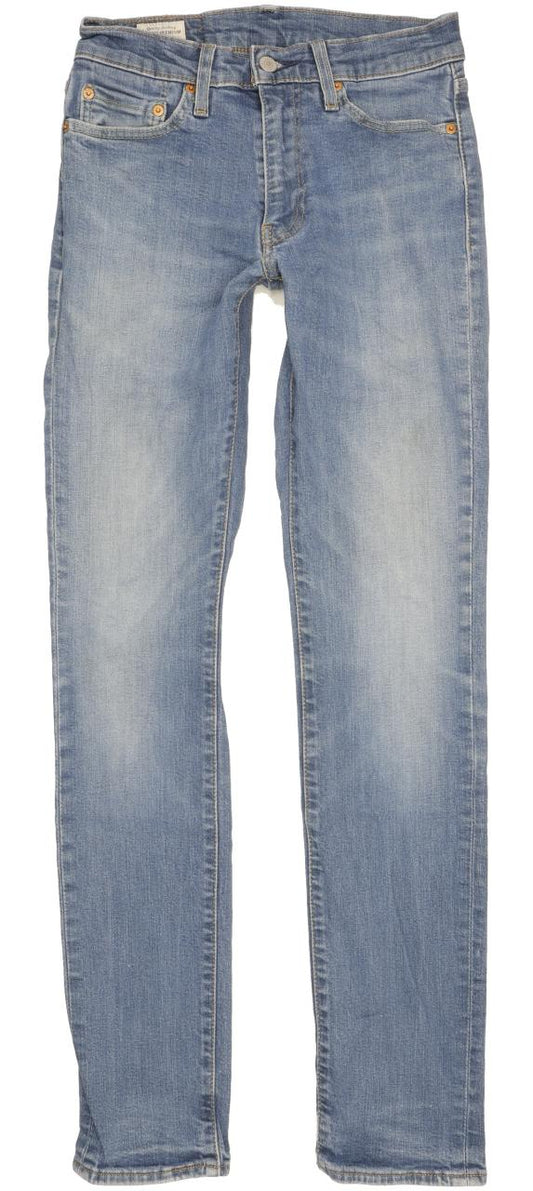 Levi's 511 Men Blue Straight Slim Stretch Jeans W30 L34