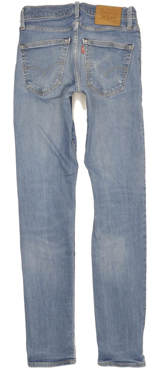 Levi's 511 Men Blue Straight Slim Stretch Jeans W30 L34