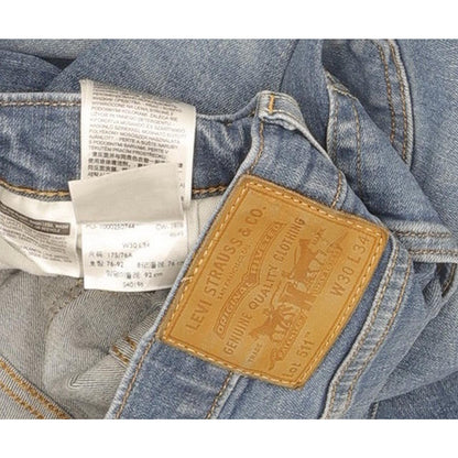 Levi's 511 Men Blue Straight Slim Stretch Jeans W30 L34
