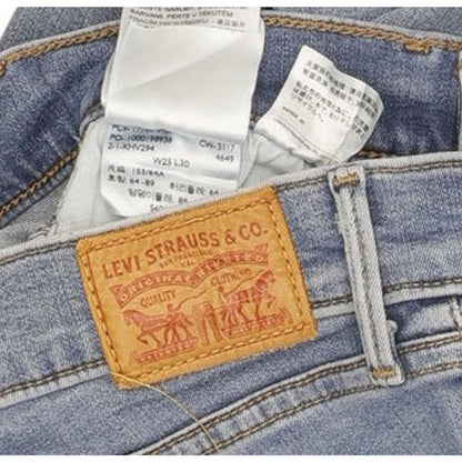 Levi's 710 Super Women Blue Skinny Slim Stretch Jeans W25 L24