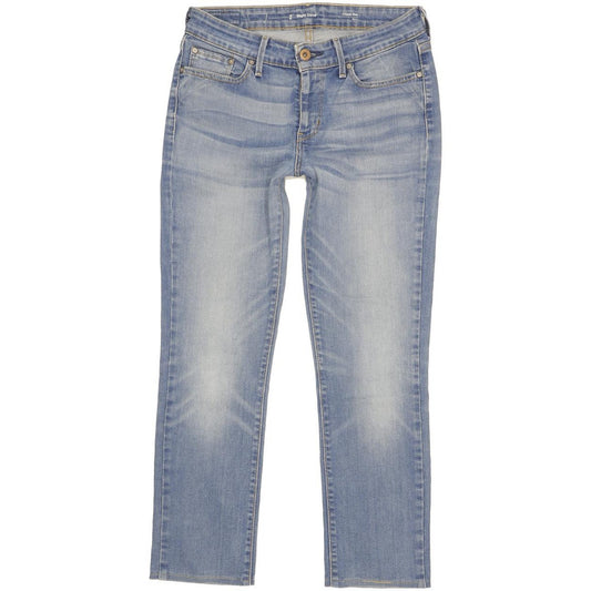 Levi's Slight Curve Women Blue Straight Classic Stretch Jeans W27 L25