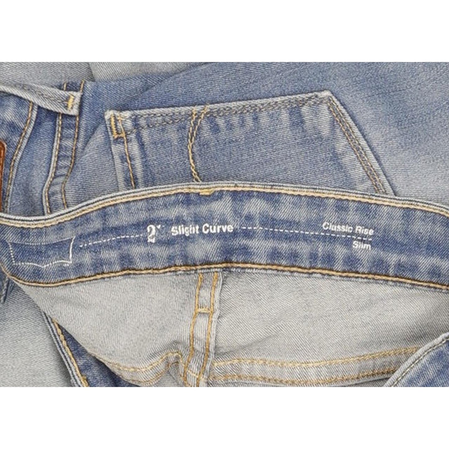 Levi's Slight Curve Women Blue Straight Classic Stretch Jeans W27 L25