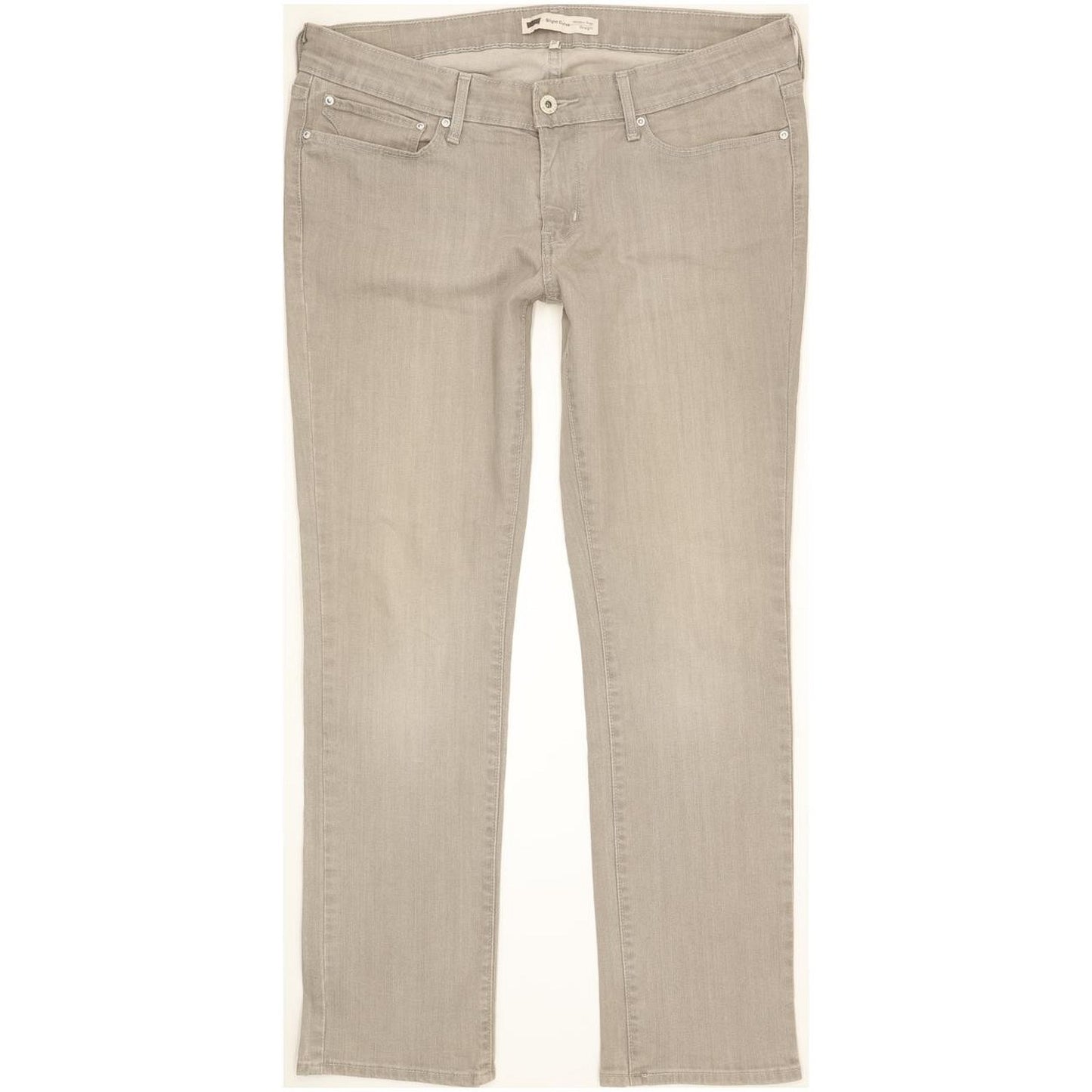 Levi's Slight Curve Women Grey Straight Slim Stretch Jeans W31 L29