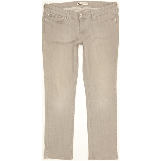 Levi's Slight Curve Women Grey Straight Slim Stretch Jeans W31 L29