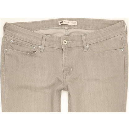 Levi's Slight Curve Women Grey Straight Slim Stretch Jeans W31 L29