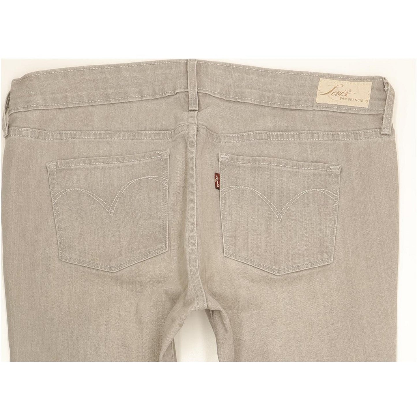 Levi's Slight Curve Women Grey Straight Slim Stretch Jeans W31 L29