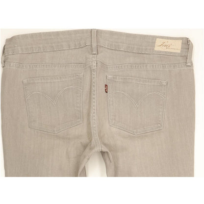 Levi's Slight Curve Women Grey Straight Slim Stretch Jeans W31 L29