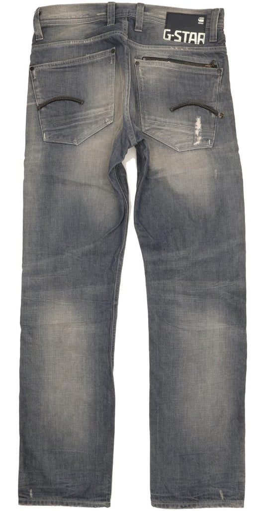 G-Star Attacc Men Blue Straight Regular Jeans W31 L33