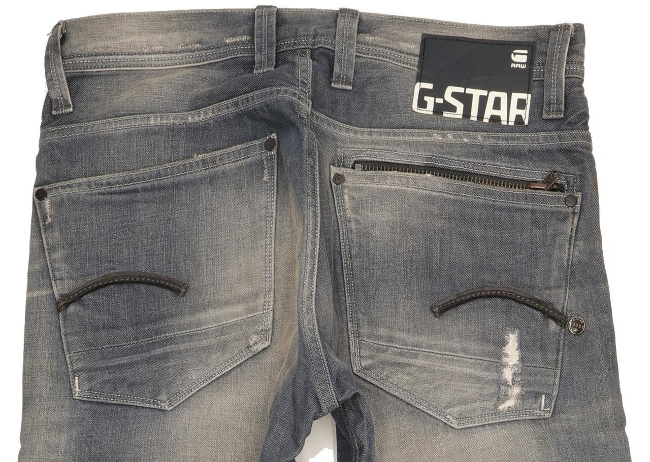 G-Star Attacc Men Blue Straight Regular Jeans W31 L33