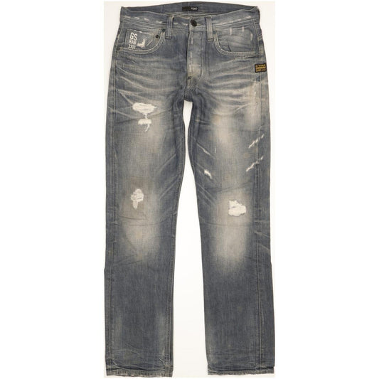 G-Star Attacc Men Blue Straight Regular Jeans W30 L34